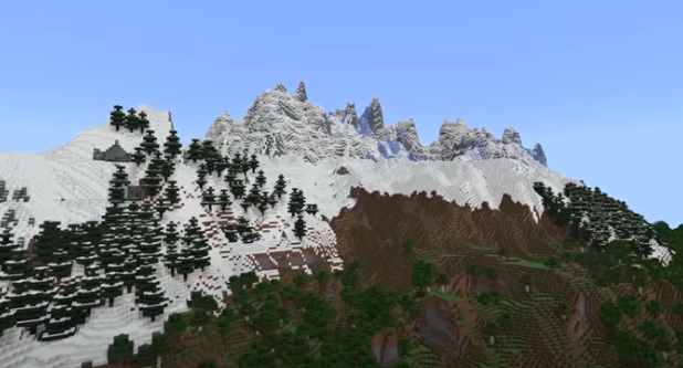 Minecraft 1.17 mountain generation