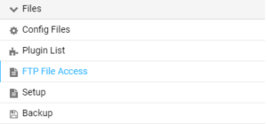 connecting ftp file access