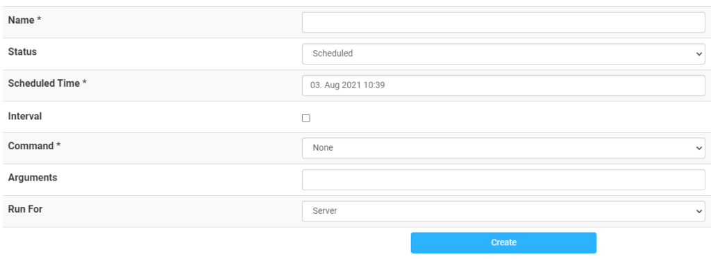 scheduled task in multicraft