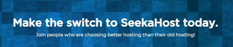 SeekaHost Minecraft hosting