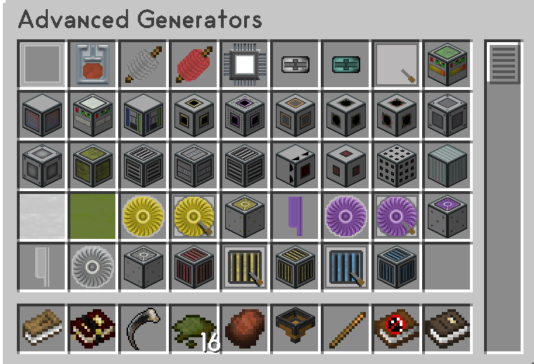SevTech ages generators