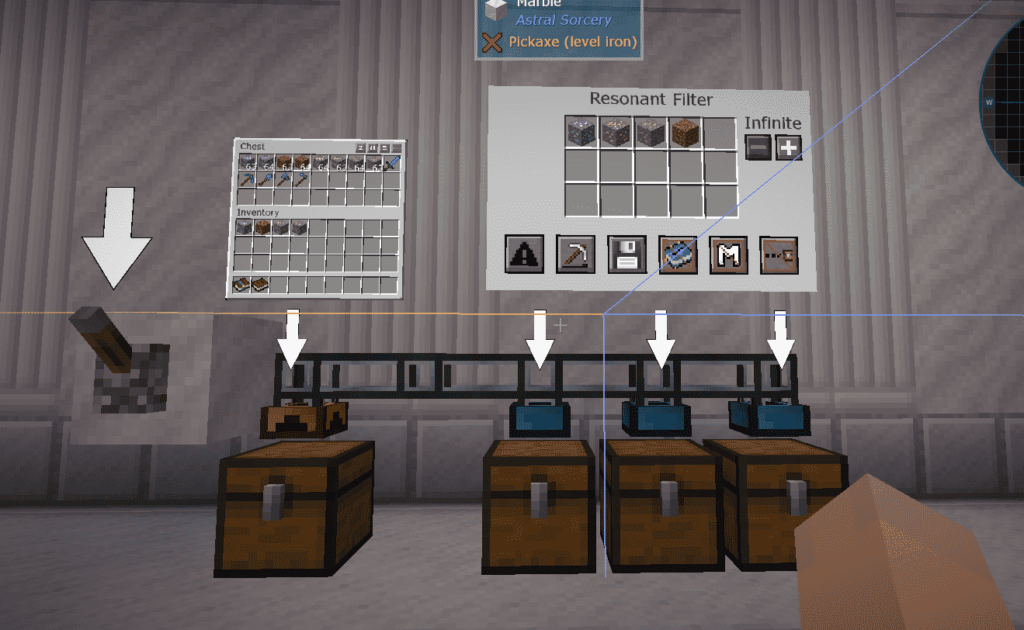 ftb academy item sorting