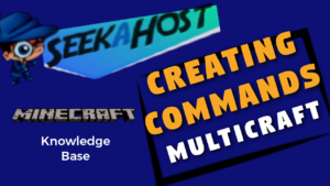 create custom commands in multicraft