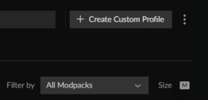 create custom modpack