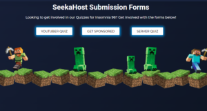 quizzes with SeekaHost minecraft hosting