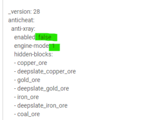 anti xray engine mode for paper servers