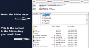 FileZilla server management