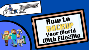 how to backup your world with filezilla