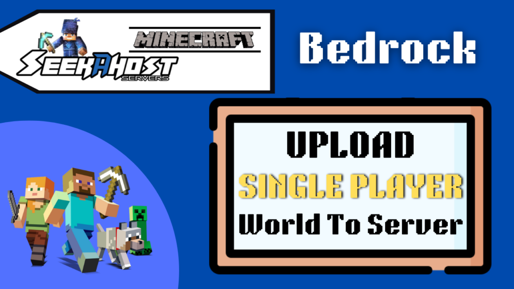 upload bedrock world to minecraft server