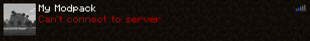 cant connect to minecraft server