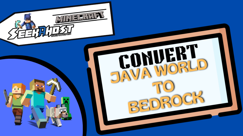 how to import minecraft bedrock world to java