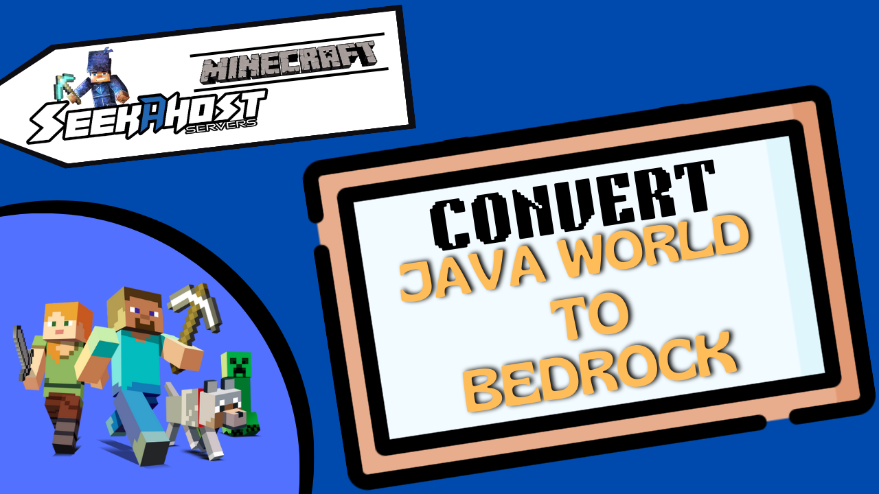 convert java map to bedrock in Minecraft