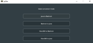 convert java to bedrock world minecraft 2