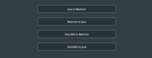 convert java to bedrock world minecraft