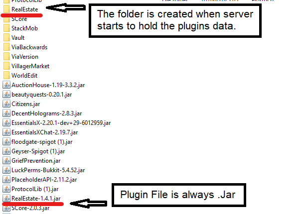 update minecraft server plugins